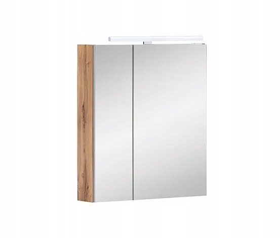 

Duo szafka lustrzana, szafka z lustrem 60 cm, dąb