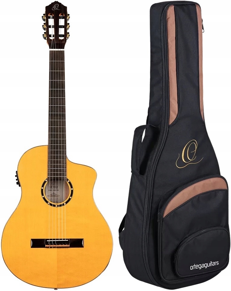 Ortega RCE170F gitara elektroklasyczna pokrowiec
