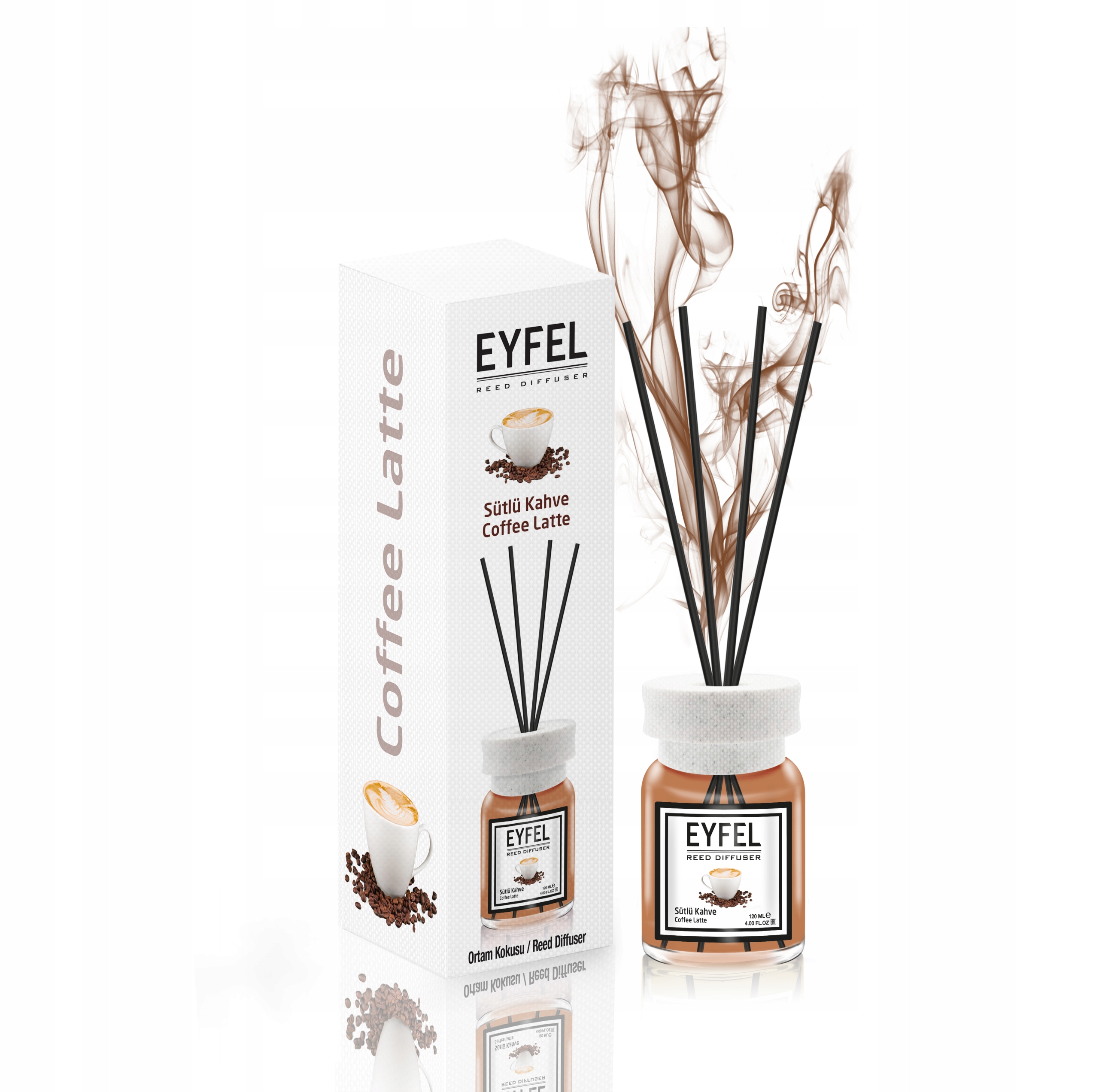 

Eyfel Coffe Latte patyczki odświeżacz do domu 120