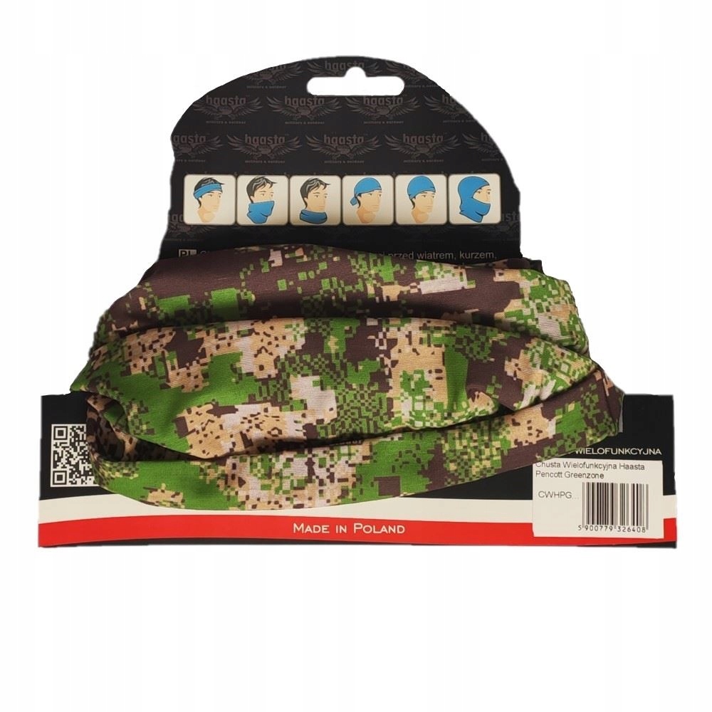 Haasta Chusta Kamuflaż Pencott Greenzone Komin Marka inna