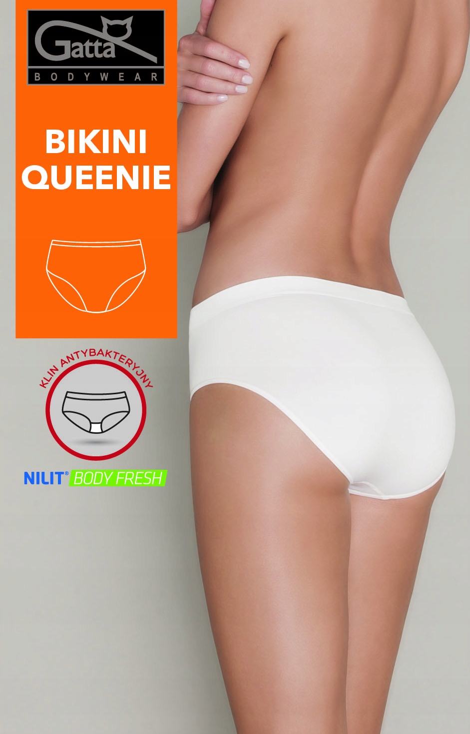 

Gatta majtki Bikini Queenie XL biały