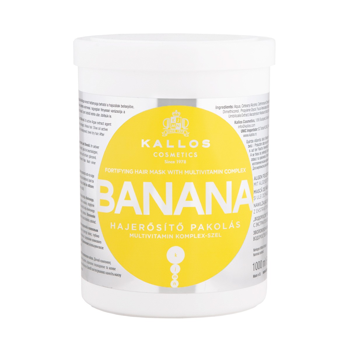 

Kallos Maska Banana Odżywka Witaminowa 1000ml