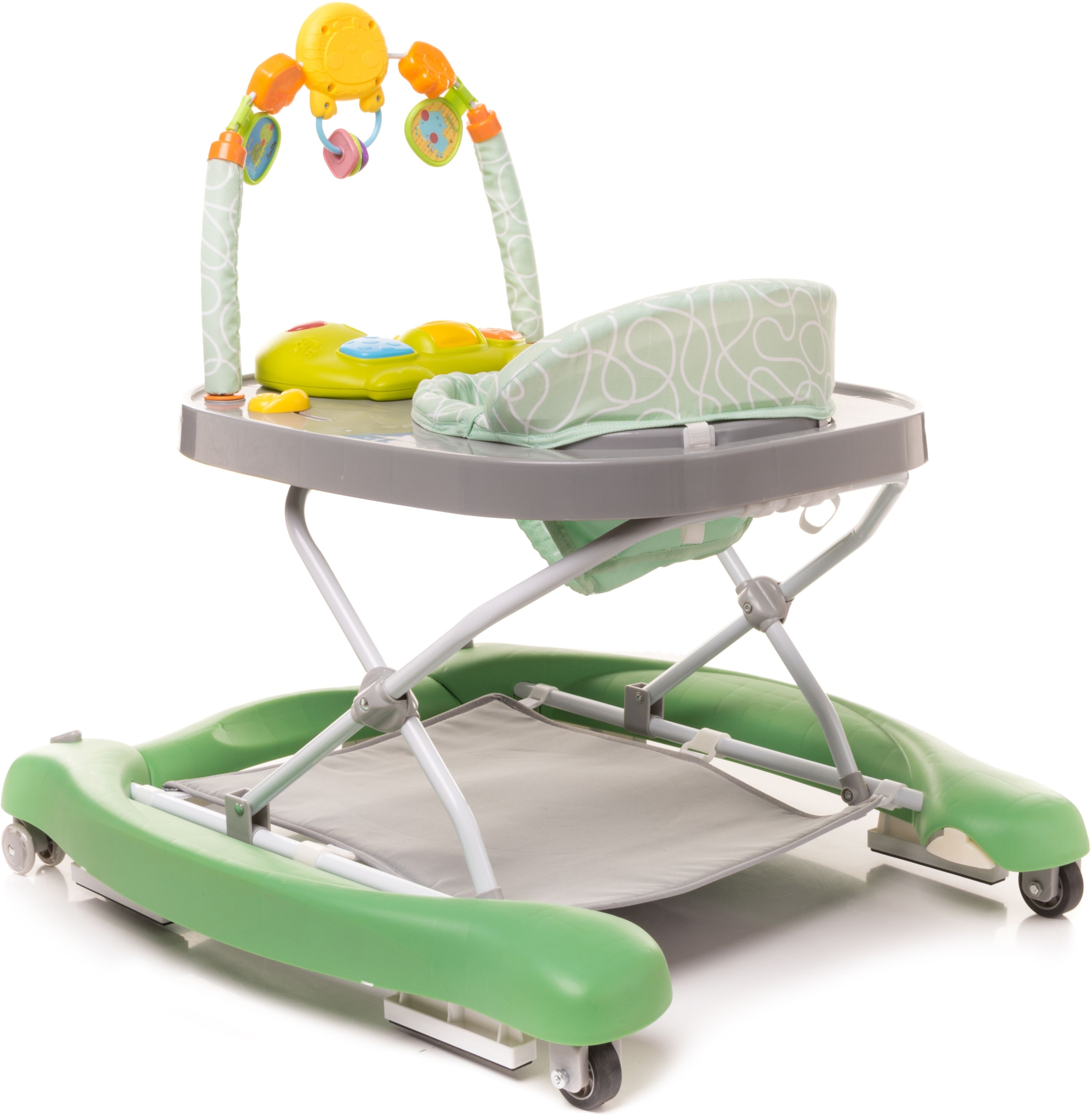 Chodzik Pchacz bujak 4baby Swing'n Push Zielony Wysokość produktu 18 cm