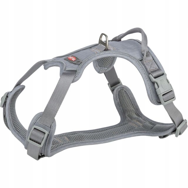 Levně Premium Active, postroj, pro psa, grafit, M–L: 60–75 cm/25 mm