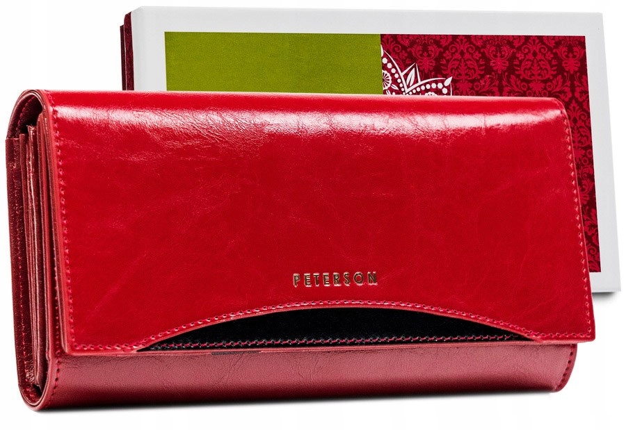 Peterson dámská kožená peněženka XXL prostorná Rfid dárek k Valentýnu