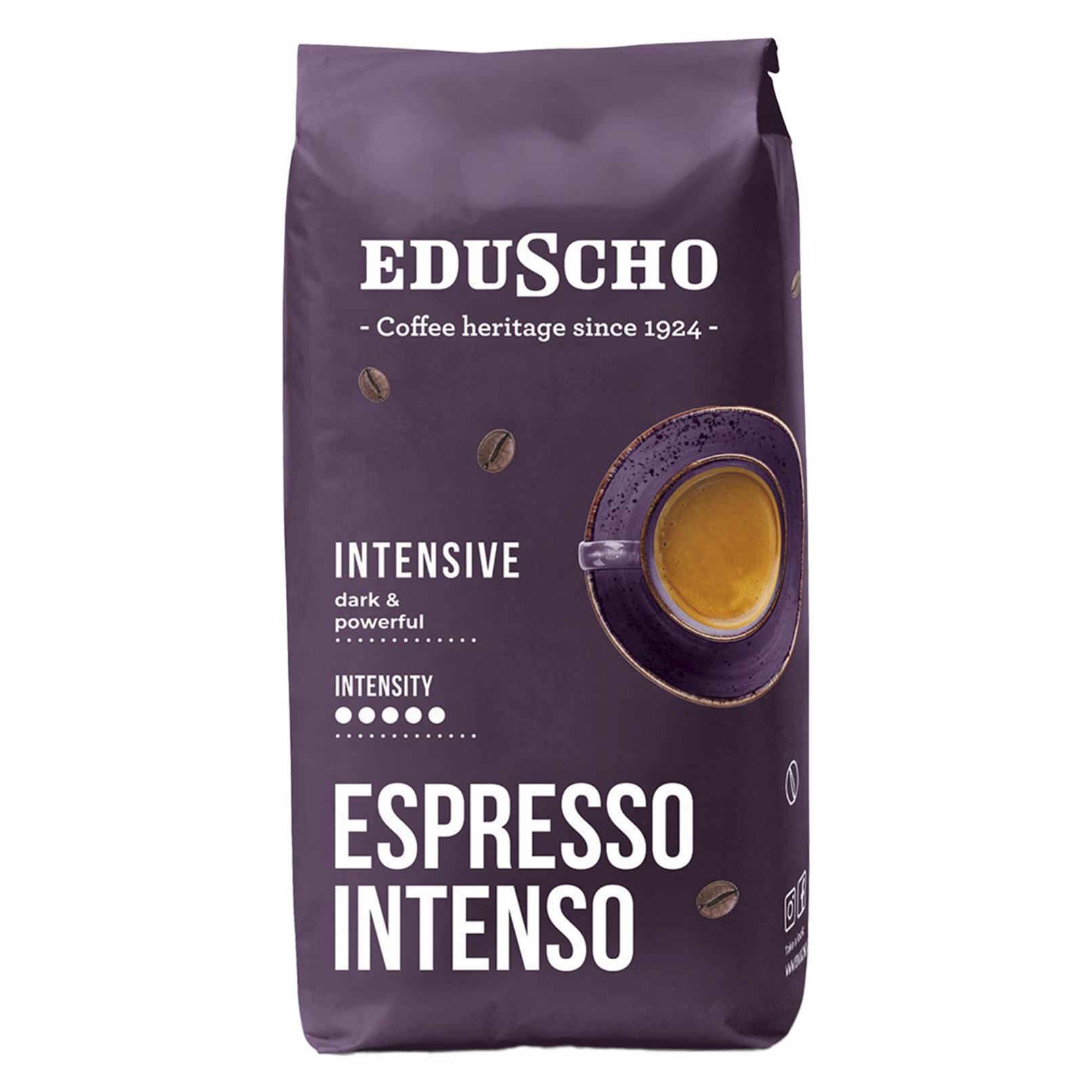 Levně Espresso Intenso káva káva Eduscho pražená Směs Zrn 1 Kg