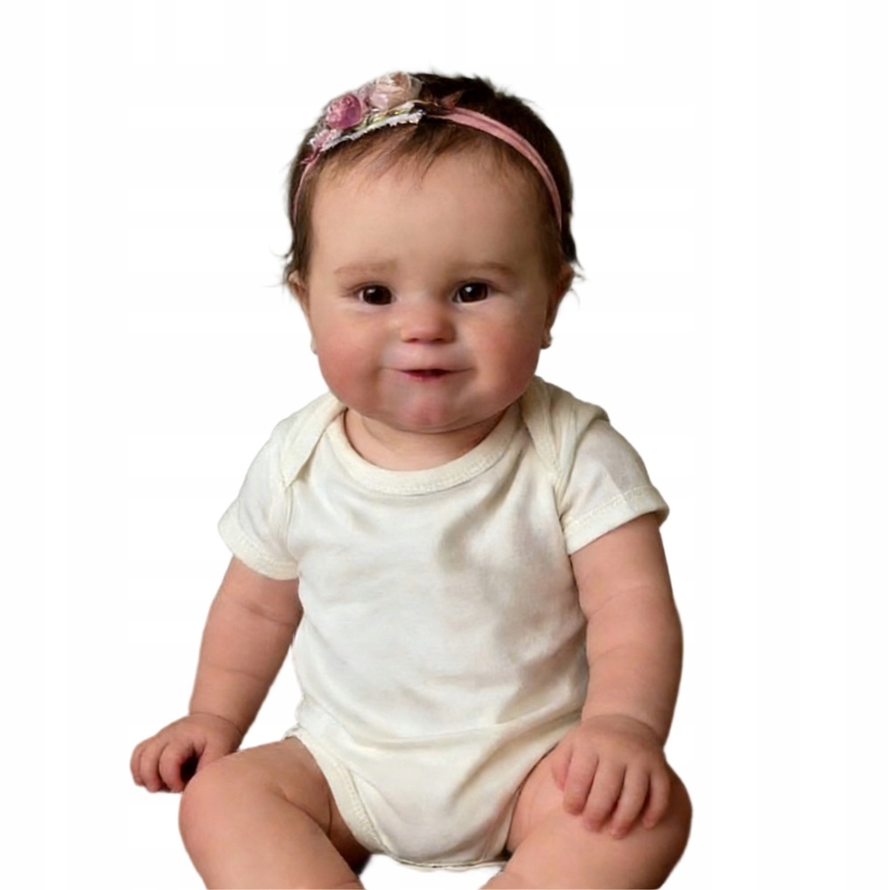 Lalka Reborn Dziewczynka 49 cm – Jak Prawdziwe Niemowlę