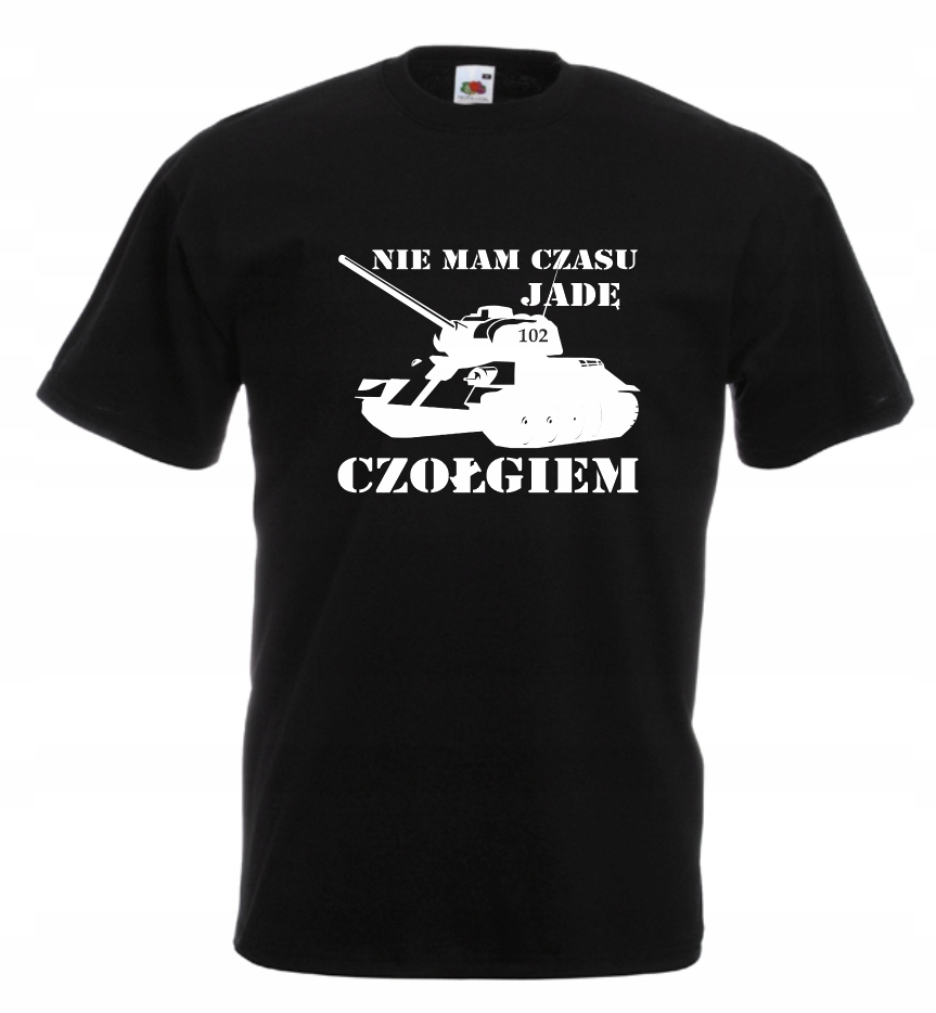 

Koszulka męska Nie Mam Czasu Jadę Czołgiem XL
