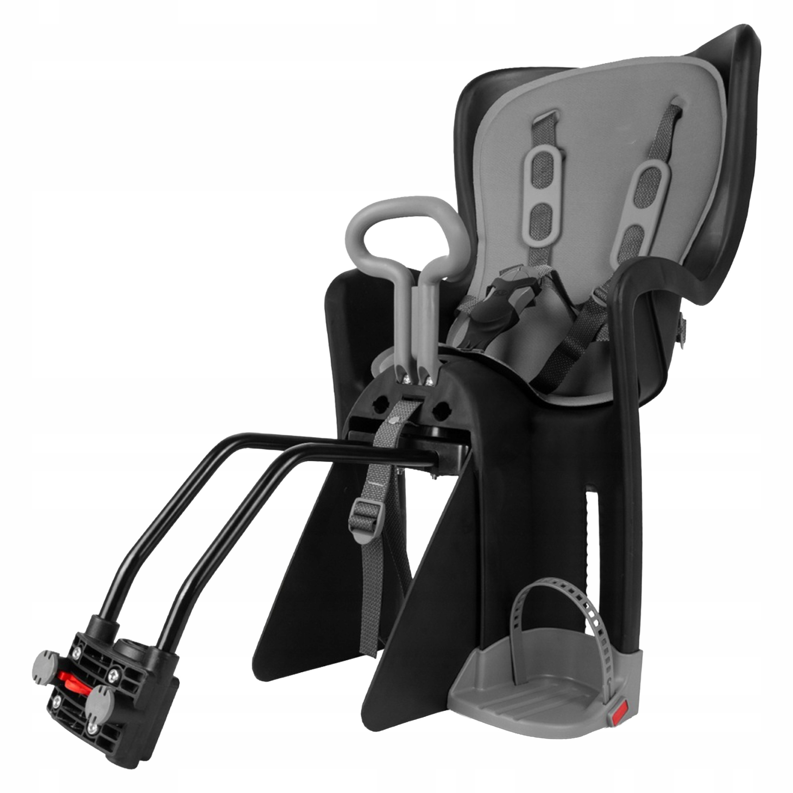 Dětská Cyklistická sedačka Na Rám, sklopná, pásy do 22 kg, nastavitelná