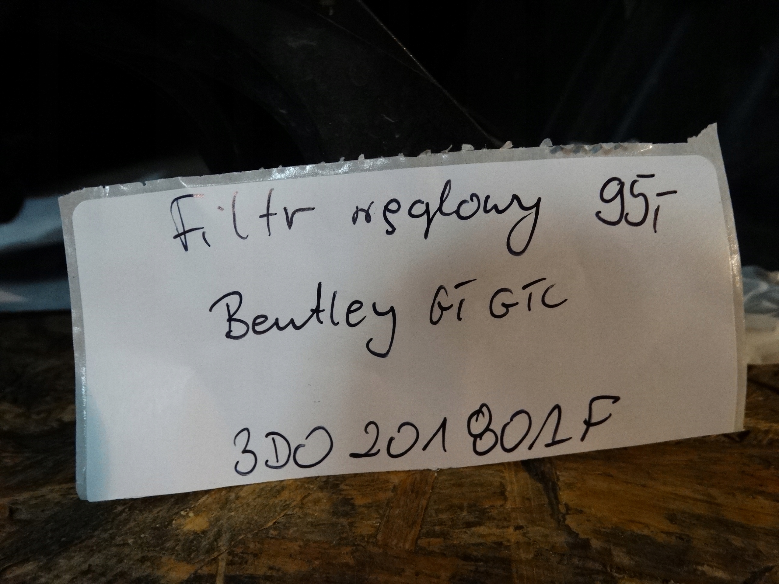 IDEALNY carbon filter BENTLEY GT GTC 1