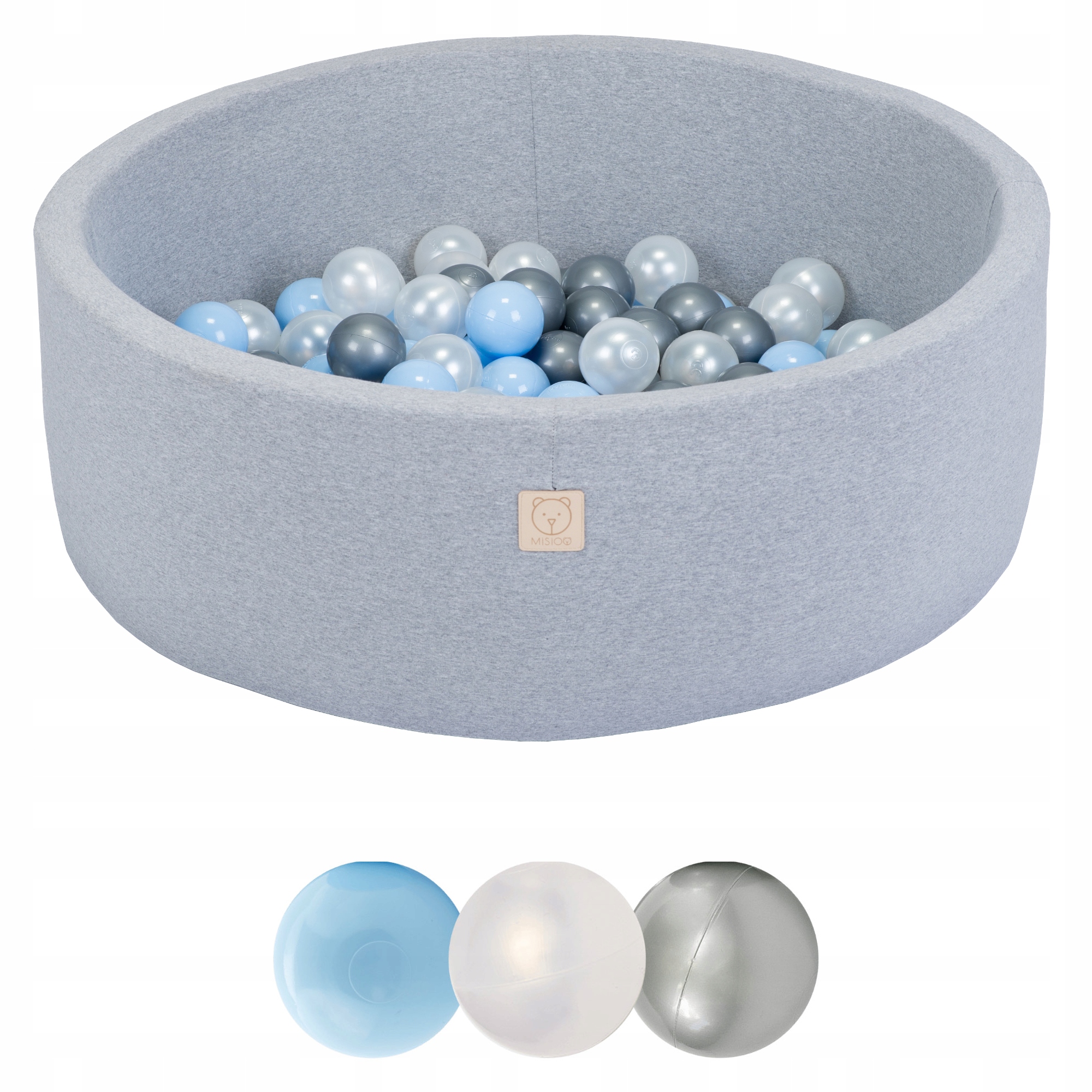 300 Шаров Сухой Бассейн Серого Подарок для Ребенка