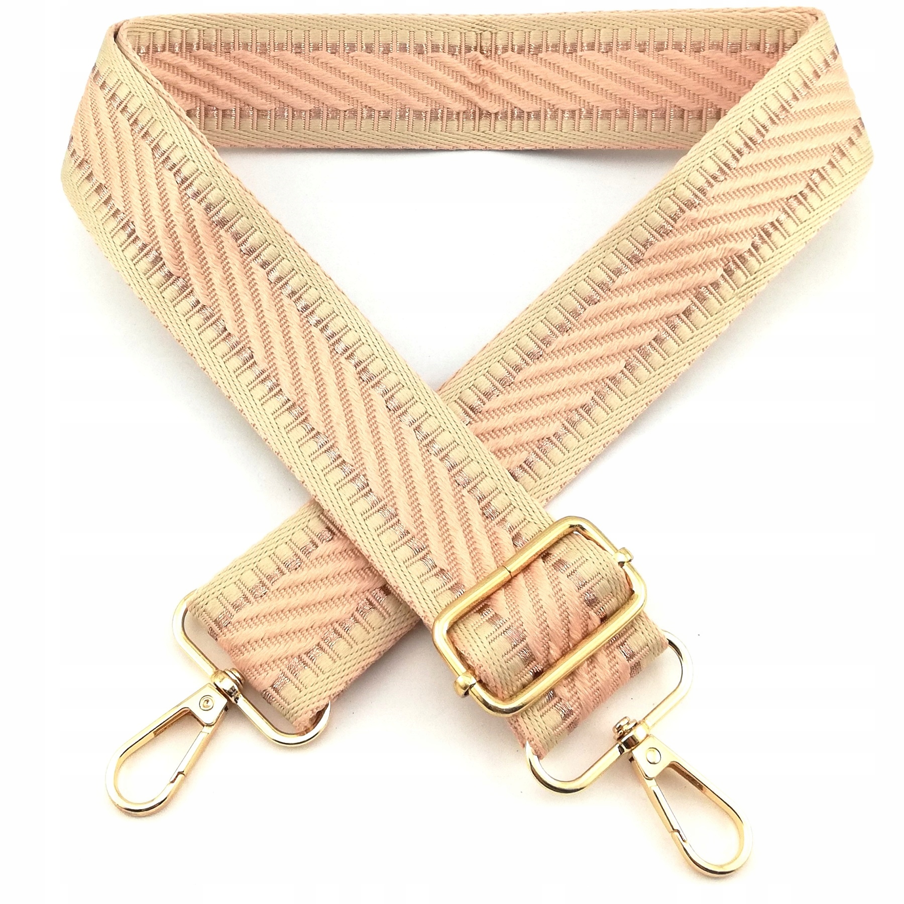 Поясная Сумка Регулируемая Широкая Женская Длинная Лямка Розовый