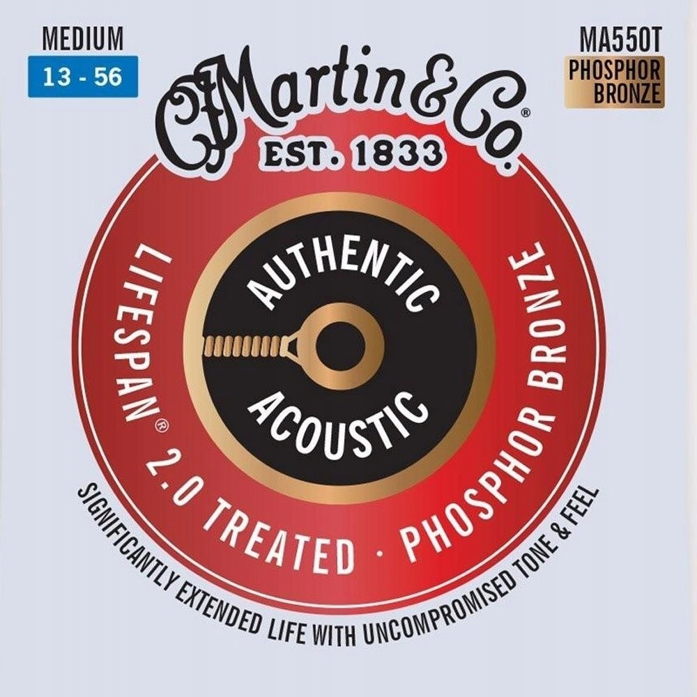 Struny Martin LifeSpan 2.0 Treated Ph-Br (13-56)