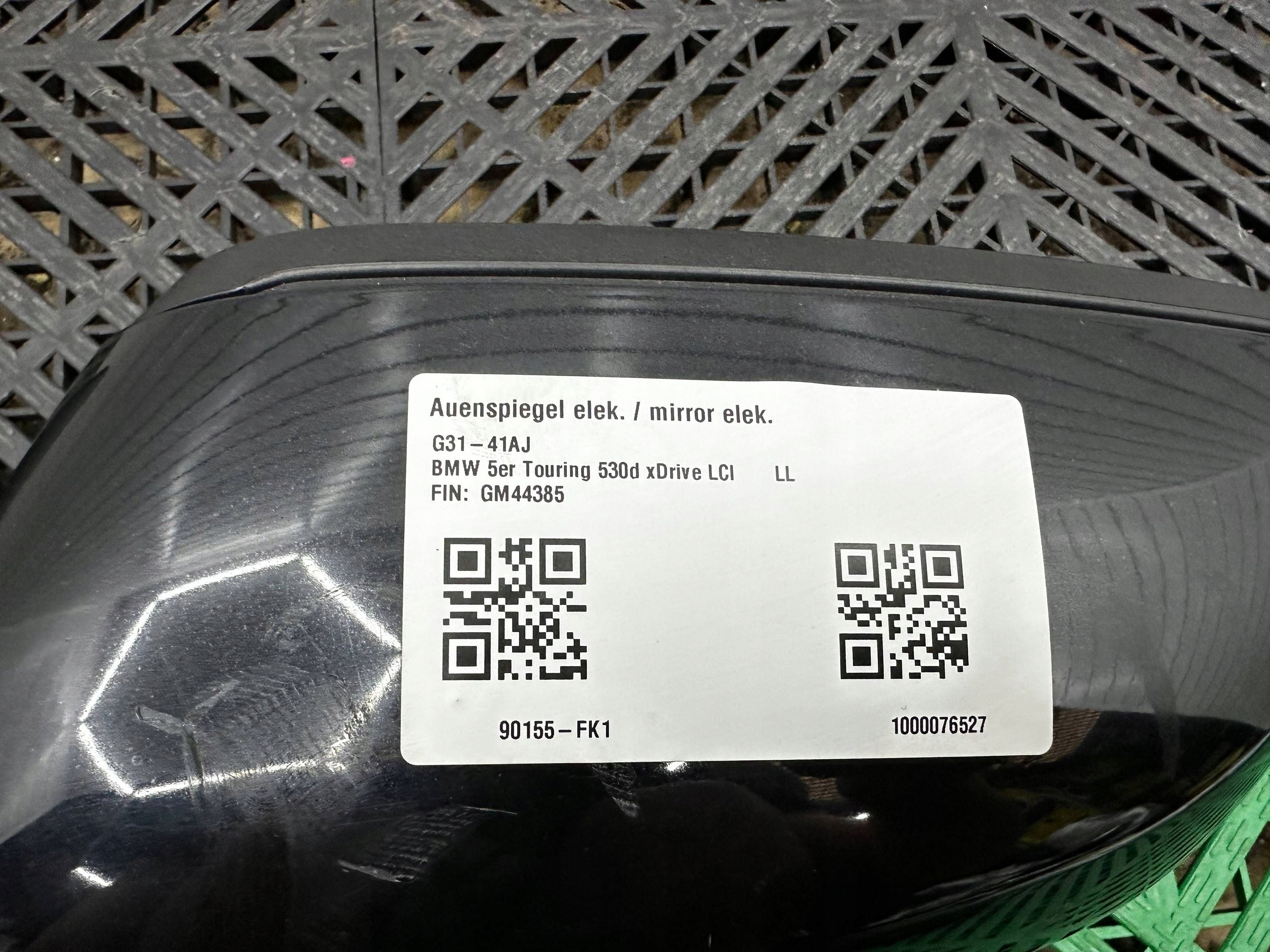 electrics mirror side front side left BMW 5 G30 G31 6 pin 475