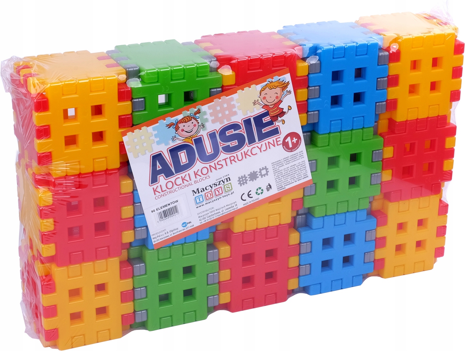 

Klocki Konstrukcyjne Wafle Przestrzenne Adusie 90e