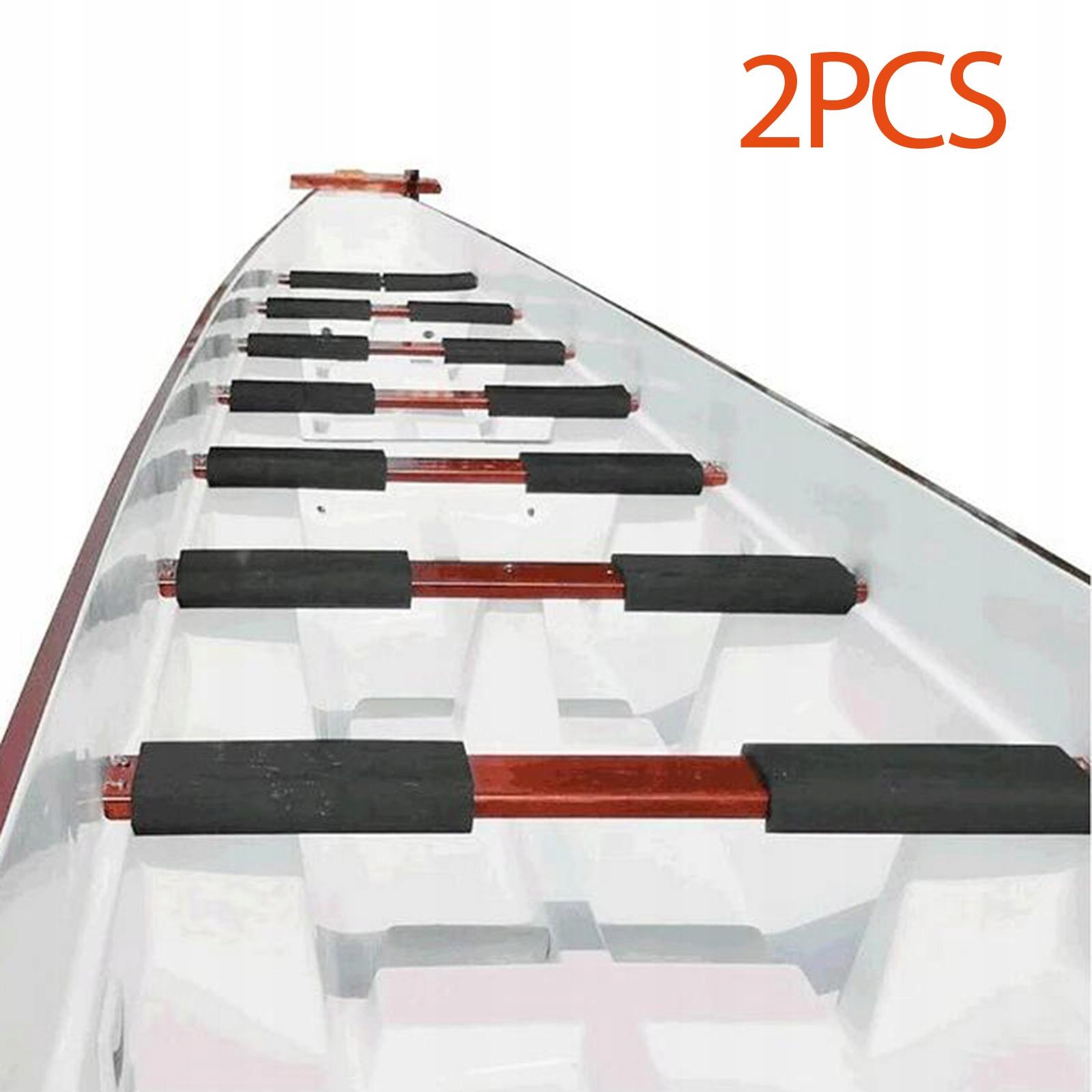 Piece Boat Paddle Seat Set, wodoodporne, antypoślizgowe amortyzowane siedzisko czarne