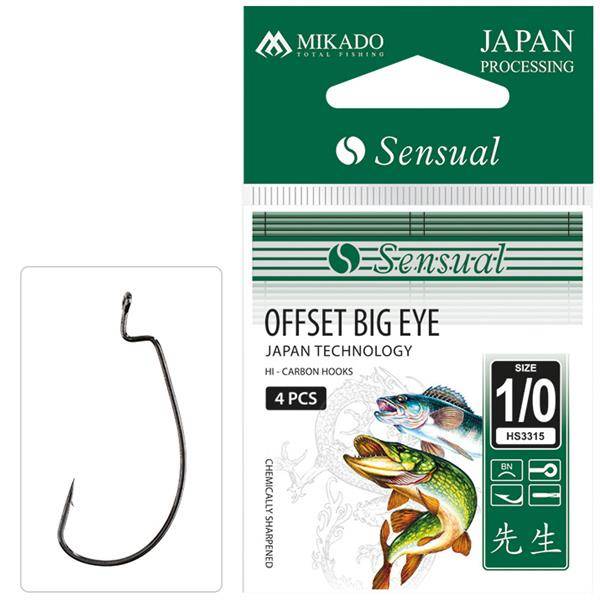 Haczyk Sensual Offset Big Eye Nr. 4/0 Bn toreb