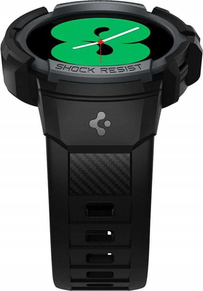 SPIGEN PASEK + ETUI OBUDOWA DO GALAXY WATCH 4 44MM - Komfort i Ochrona Kolor szary