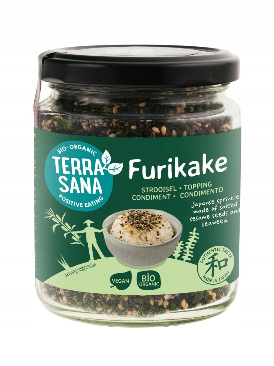 6x Furikake (mieszanka Sezamu I Alg Morskich) Bio 100 g Terrasana