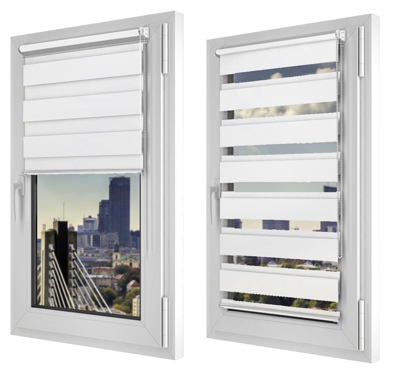 

Roleta rolety Czarna Biała okno 110x150 Dzień Noc