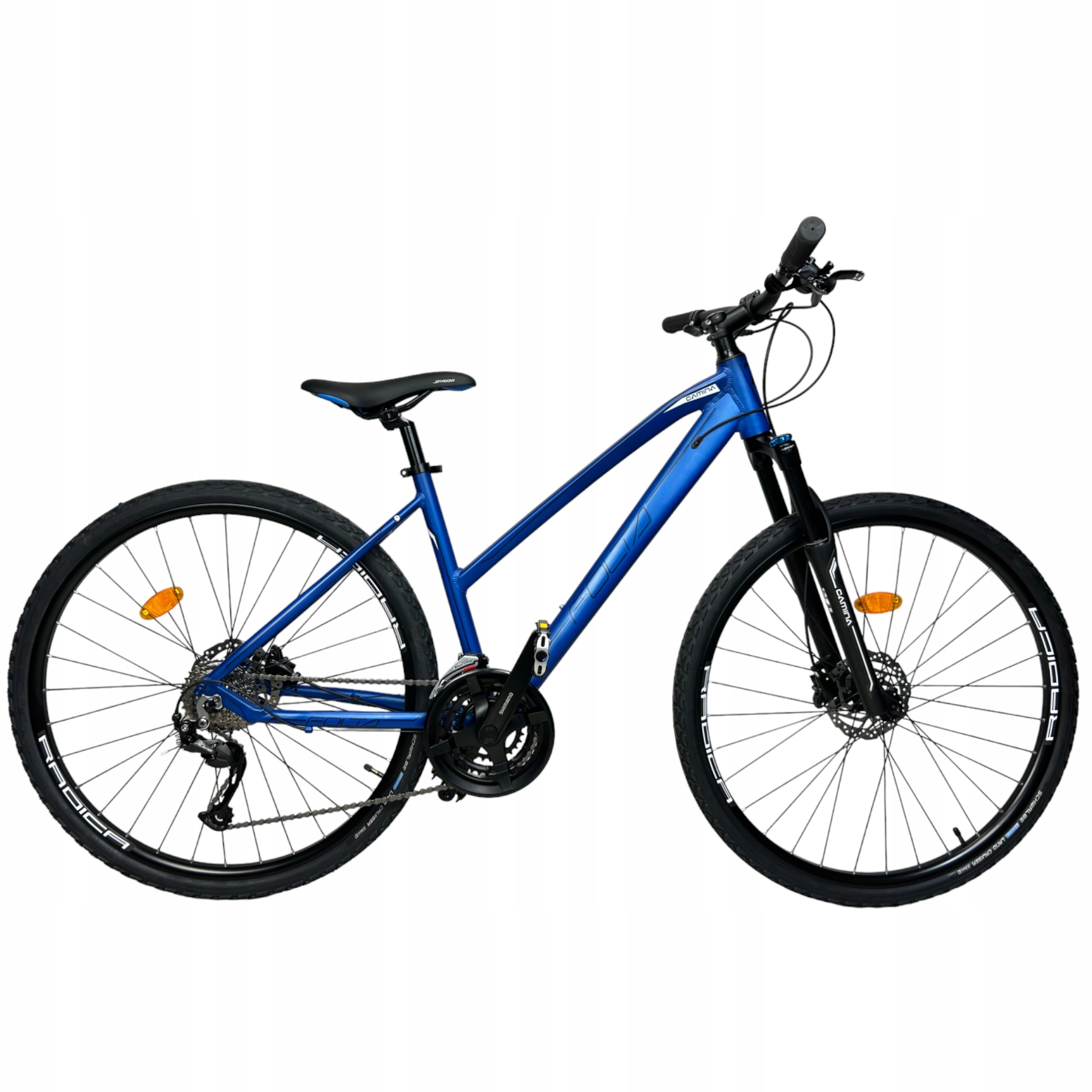 Rower Crossowy Górski Folta Camina 28'' Osprzęt Shimano Niebieski Hydr