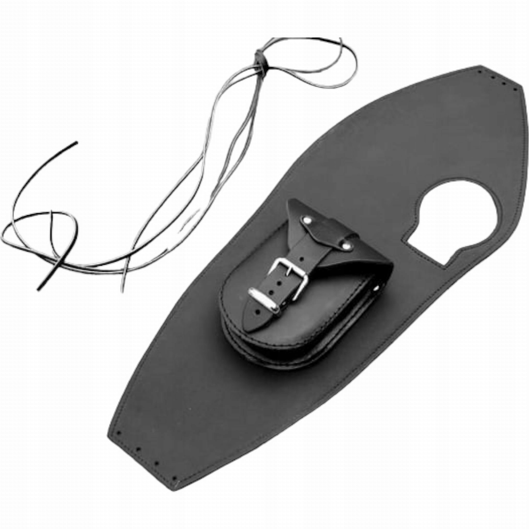 Pás na nádrž Kožená kravata Yamaha Virago 1100 bez cvočkov