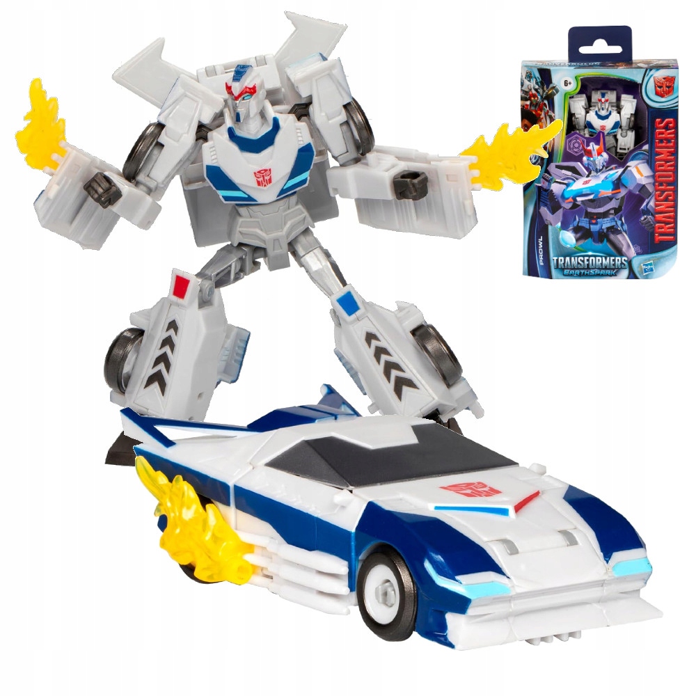 Transformers Earthspark Figurka Autobot 2W1 Auto Robot Prowl 12 Kroków