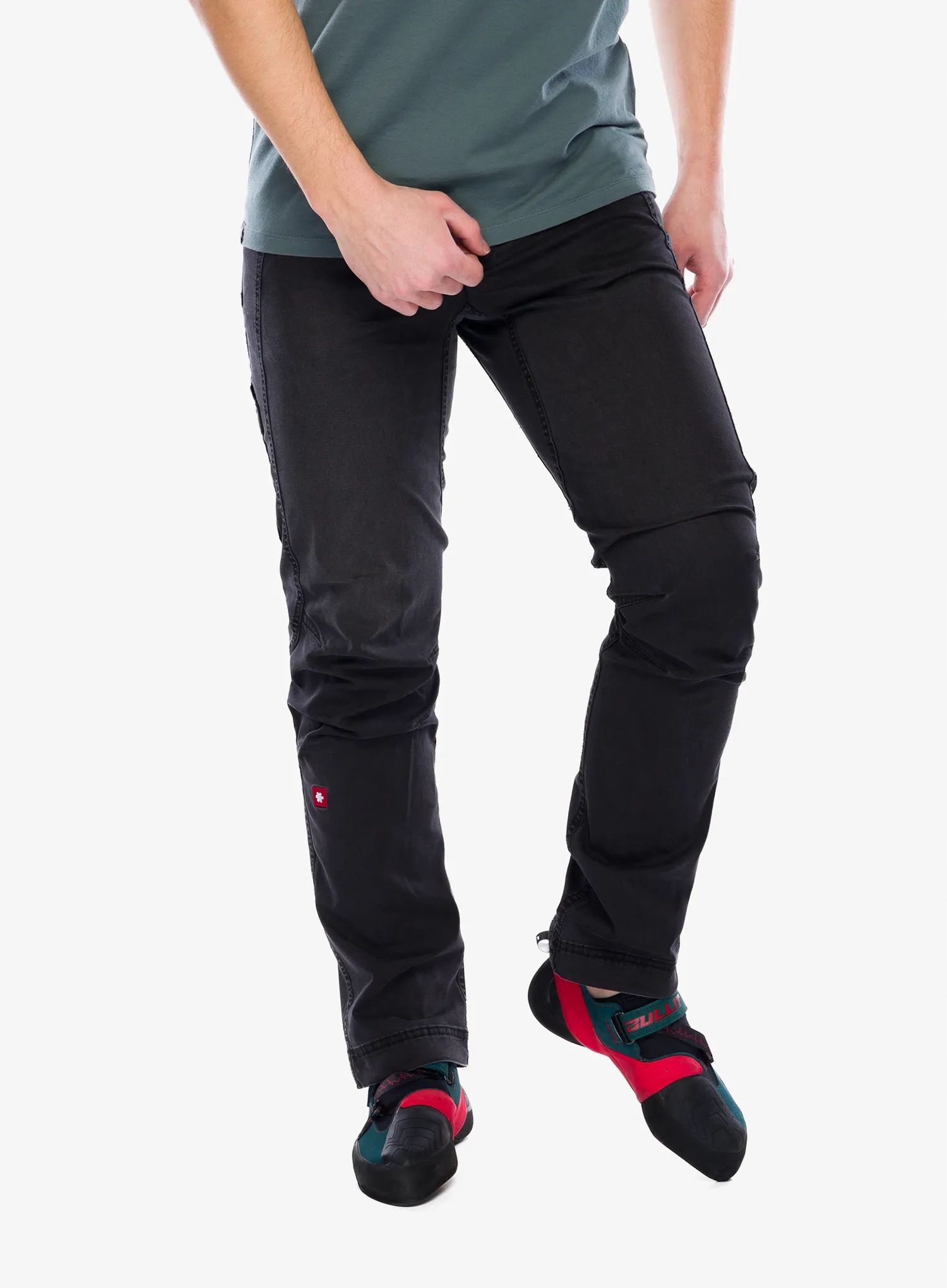 Spodnie wspinaczkowe Ocun Mánia Jeans Organic Pants black M