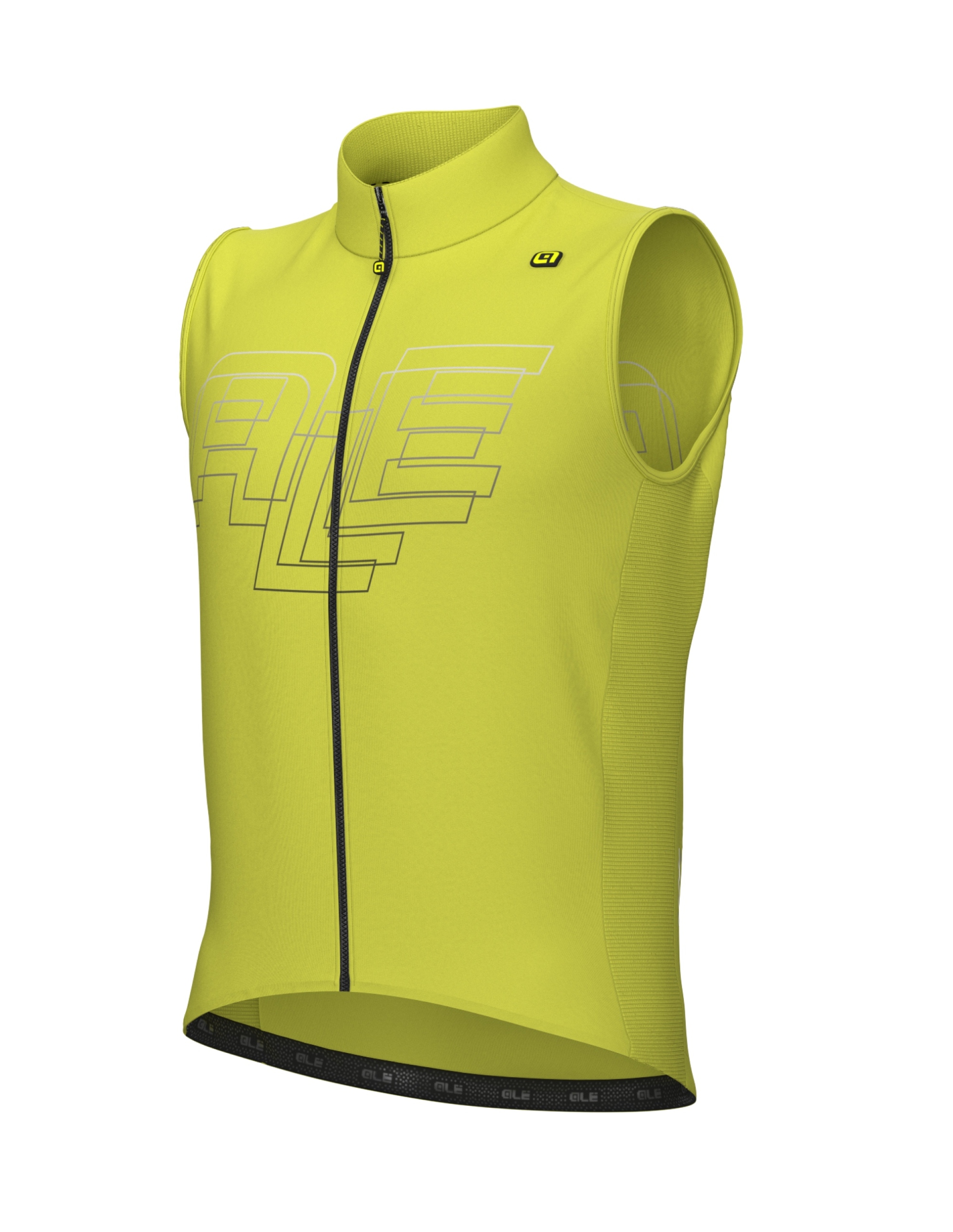 Pánská cyklistická vesta Alé Cycling Pr-e Sauvage Žlutá XXL