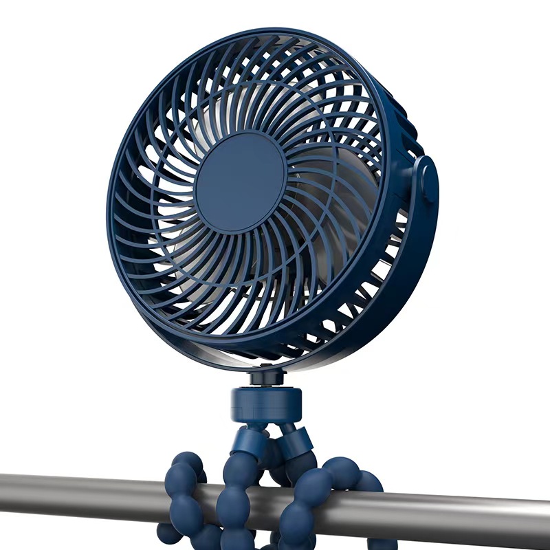 WENTYLATOR PRZENOŚNY WIATRAK BIURKOWY 2400mAh Z ELASTYCZNYM STATYWEM Producent Ikonka