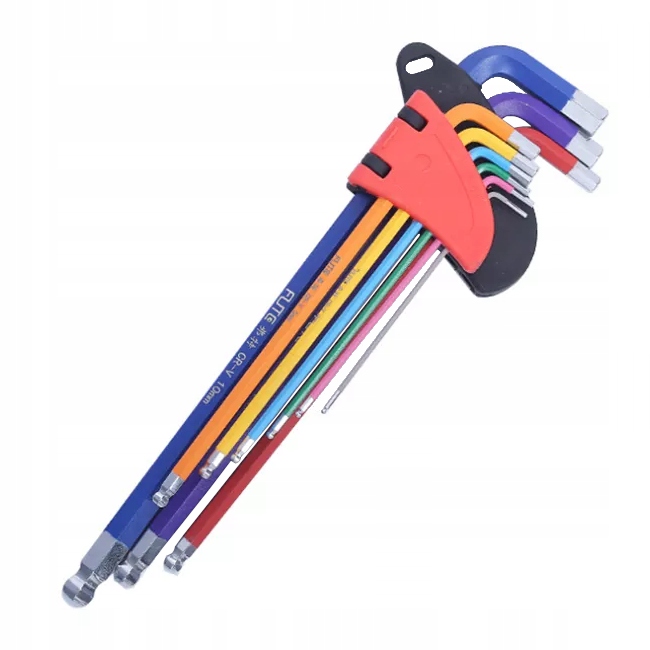 

Klucze Imbusowe Imbusy Hex 1.5-10mm 9 Sztuk