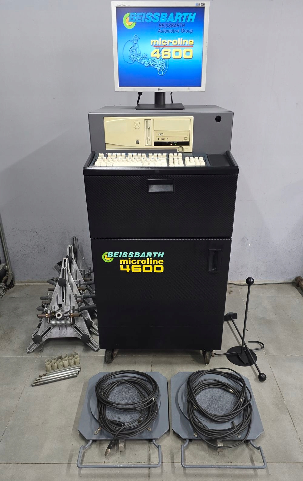 Geometria kół Beissbarth Microline 1800 Windows, zbieżność, RADIO