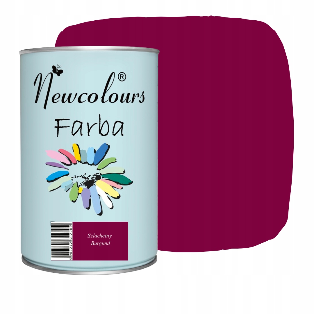 Farba do mebli Newcolours Szlachetny Burgund 900 ml
