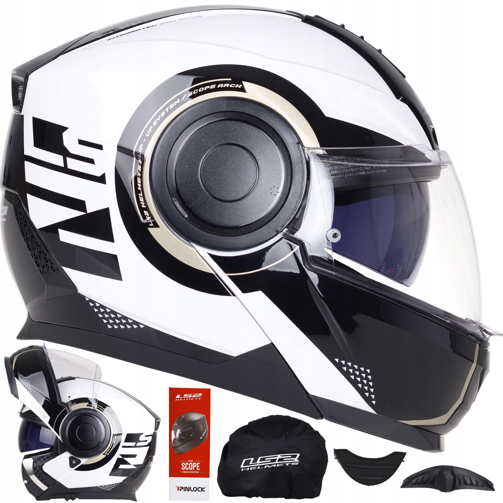 

Kask Motocyklowy Szczękowy LS2 FF902 Scope Arch