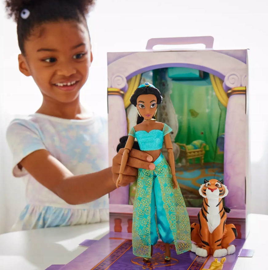 DISNEY Lalka JASMINE DZASMINA ALADDYN RAJA + UBRANKA Kod producenta 1234344