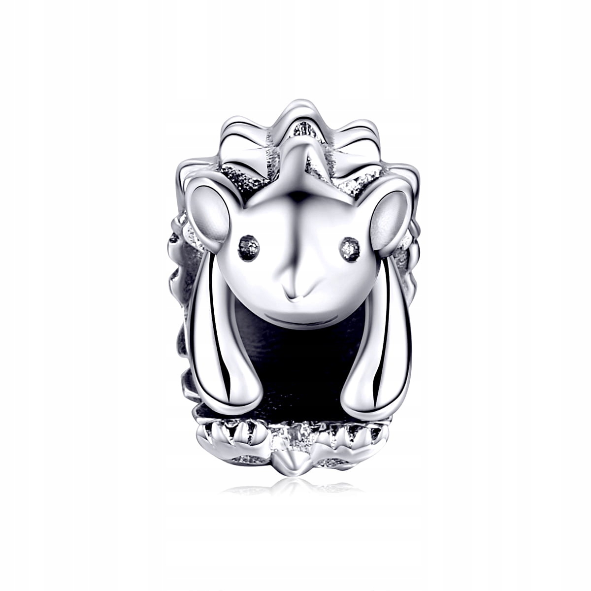 

G141 Jeż jeżyk charms beads srebro 925