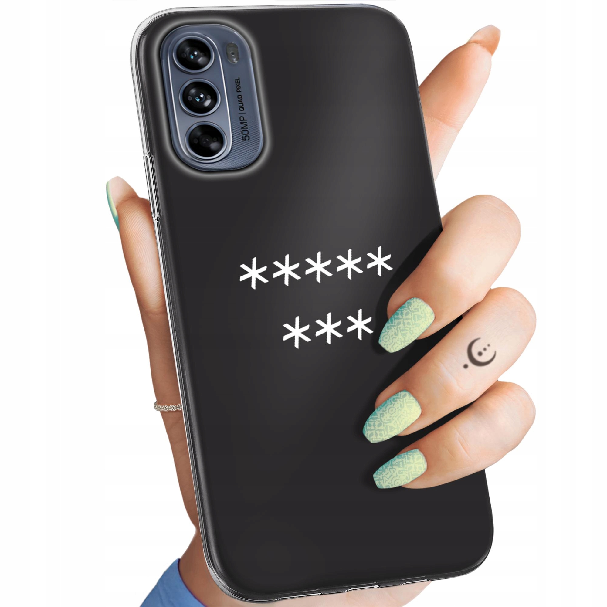 Etui Do Motorola Moto G62 5G Z Napisami Napisy Teksty Obudowa Case