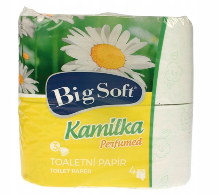 

Kamilka, Papier toaletowy 3-warstwowy, 4x160 szt