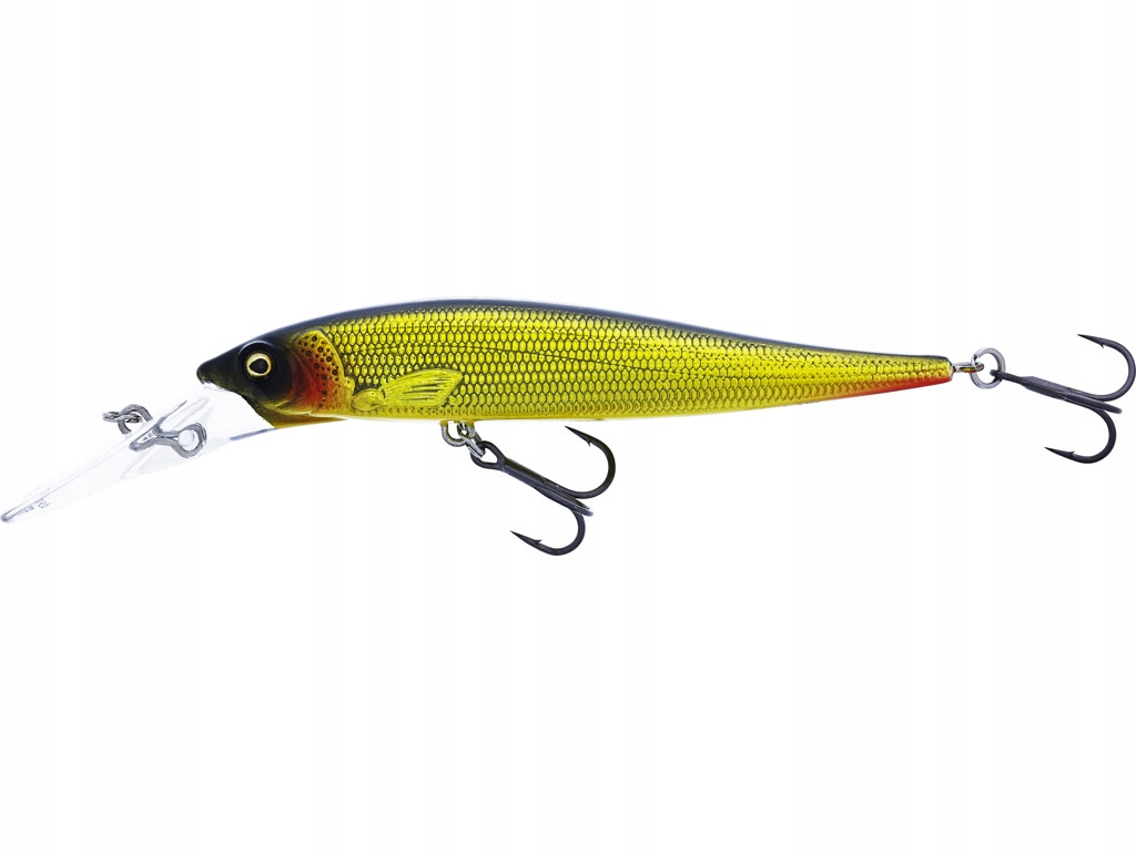 Wobler Westin Jerkbite Mr 7,5 cm 6 g Suspending Gold Chrome 0,5-1,5 m