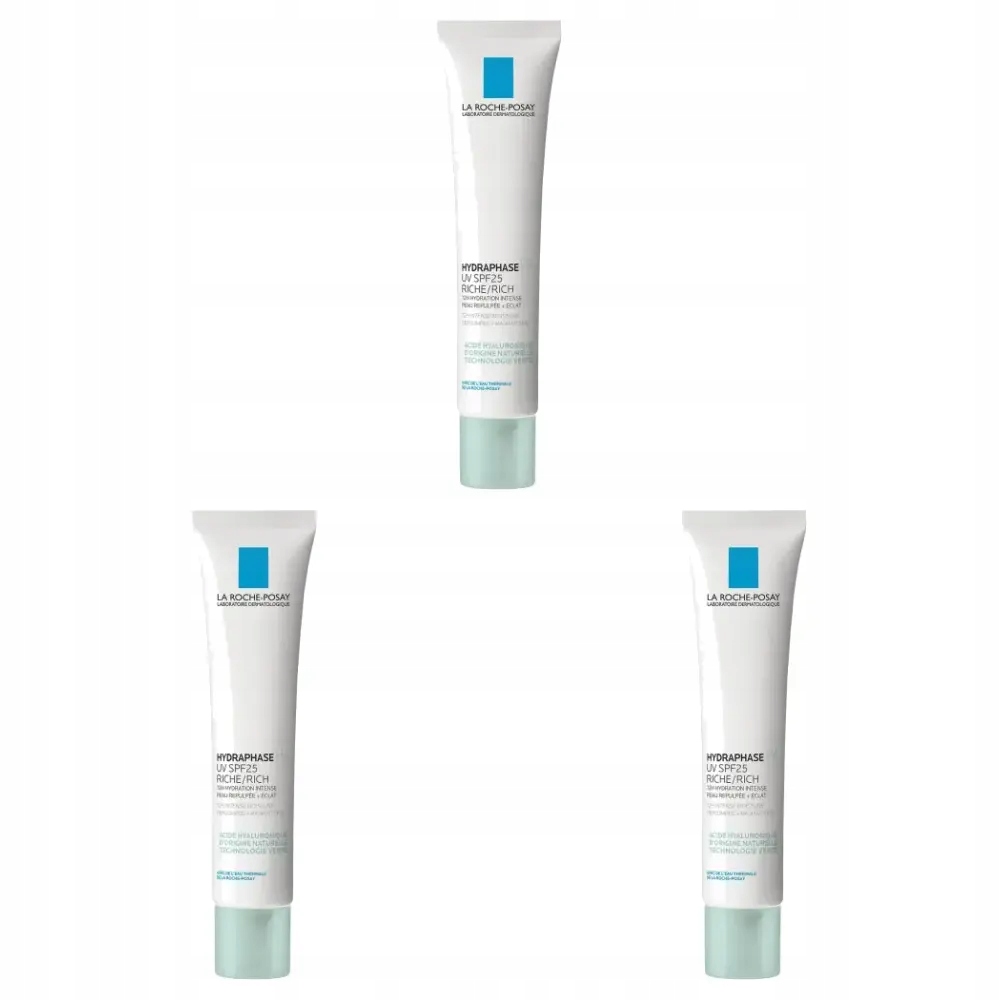 3x La Roche-Posay Hydraphase Ha Uv SPF25 Rich, 40 ml