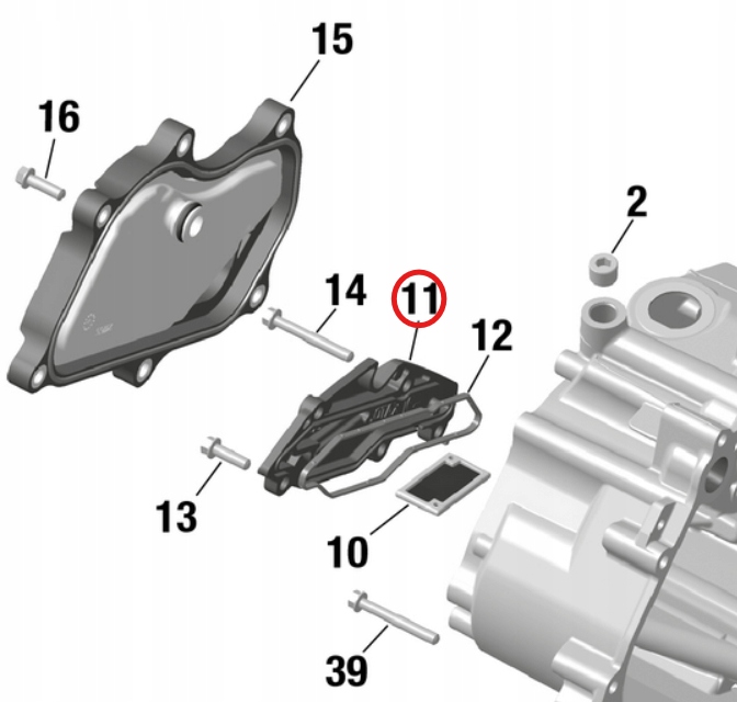 Kryt olejového potrubia Brp Can-Am F3 Canyon 420210871