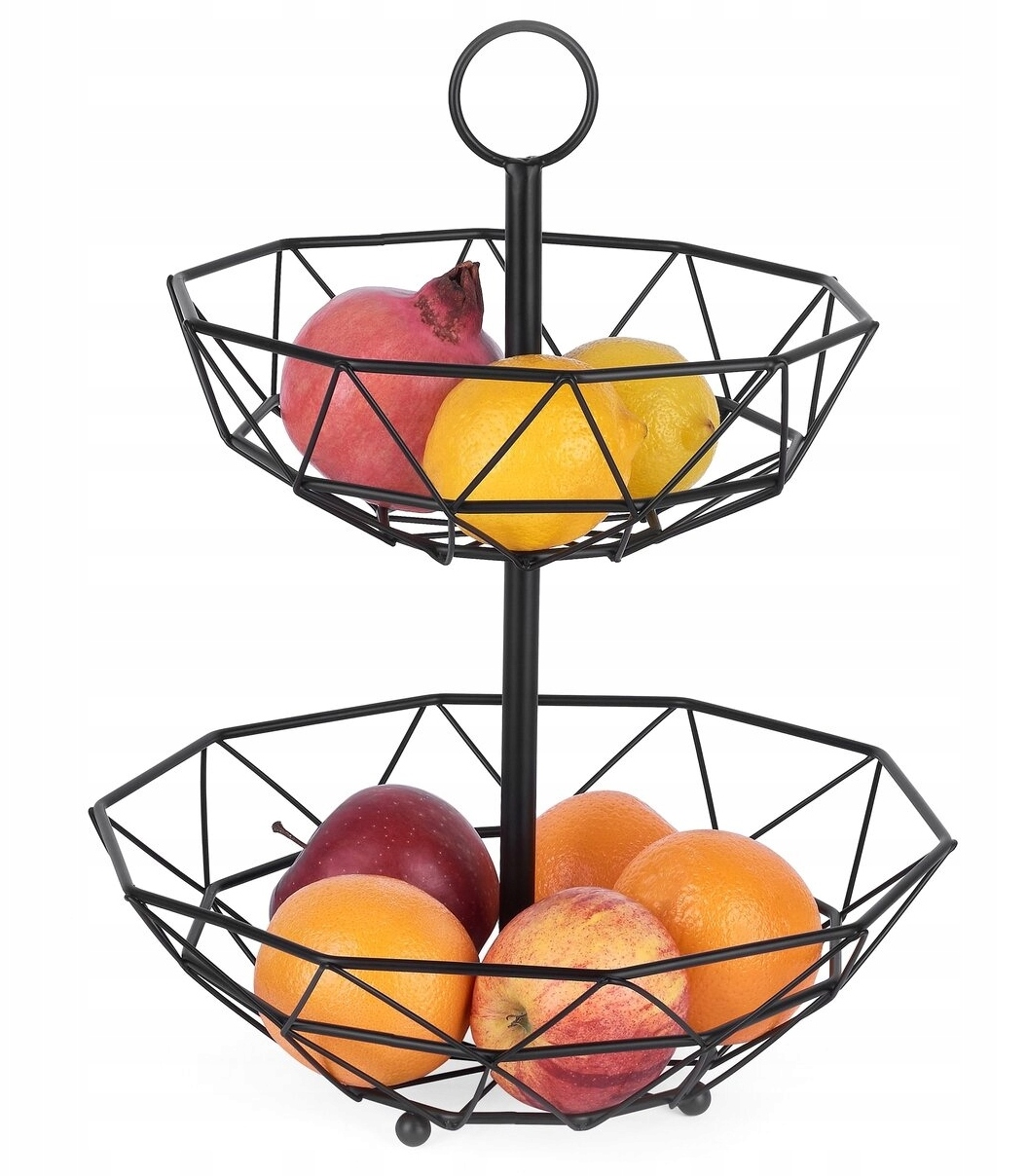 

Kosz na Owoce Patera Koszyk Misa 2 poziomy Diamond