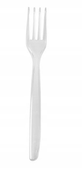 

Widelce plastikowe transparentne Premium 50szt
