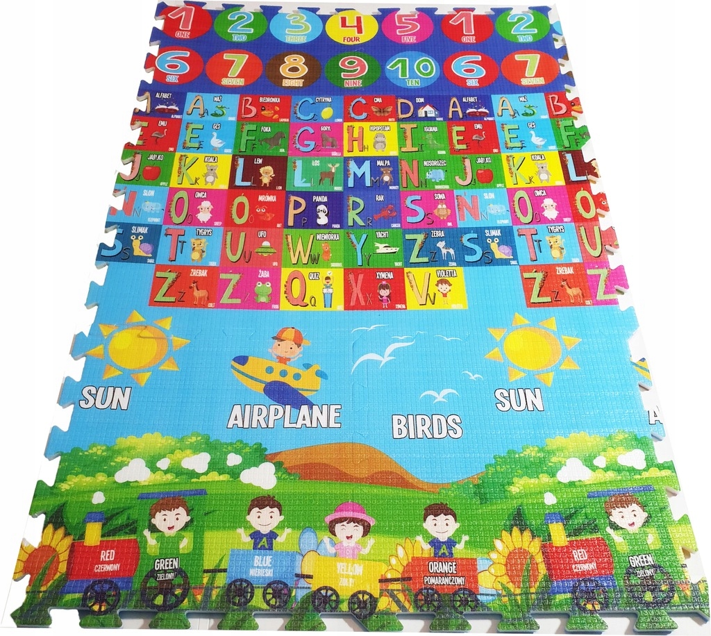 puzzle piankowe 60x60cm x grubość  1cm  XXL 6 arkuszy — 3