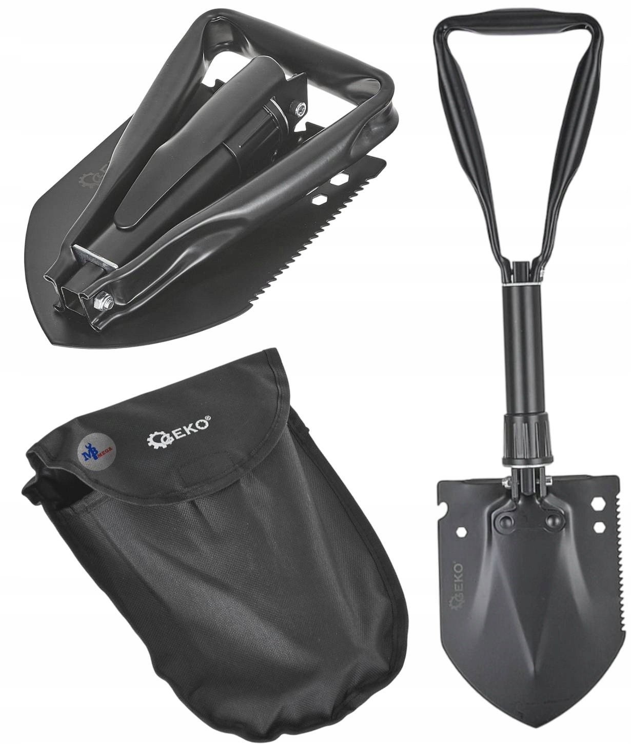Saperka składana 5w1 taktyczna Black Geko survival