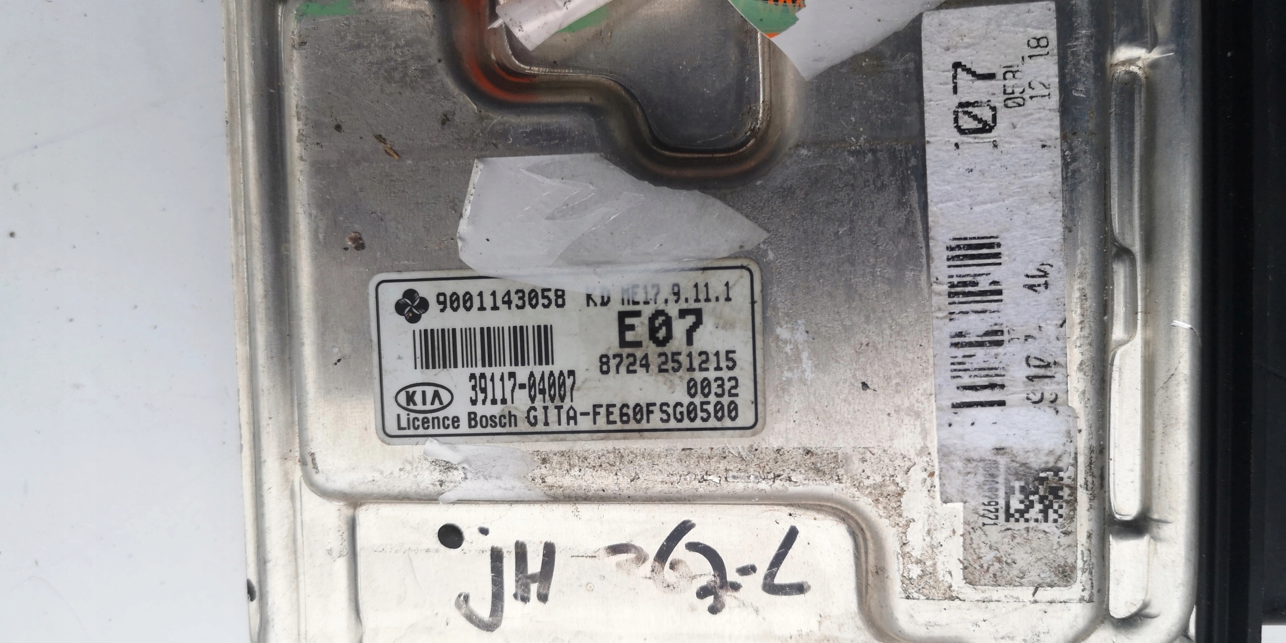 KIA RIO 1.2B 39117-04007 9001143058KD computer ECU