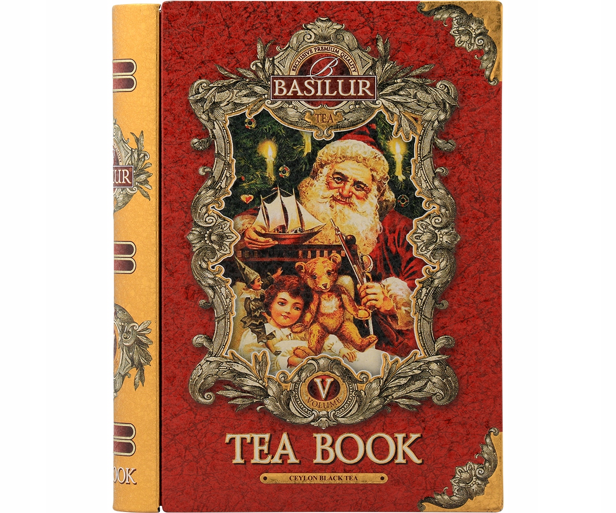 Čaj černý s Goji Basilur Tea Book Vol. V Kniha Dárek 100 g