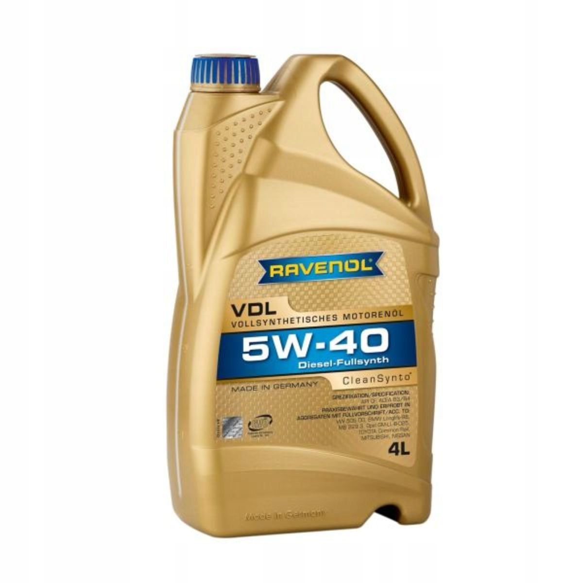 Motorový olej Rav VDL Sae 5W40 4L Ravenol