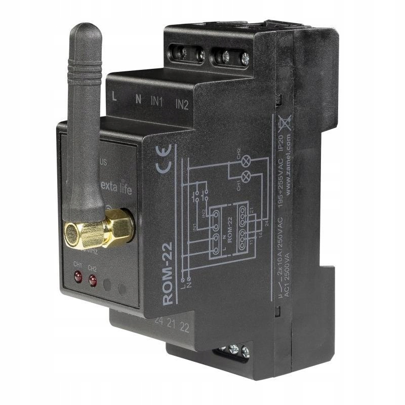 Exta Life rádiový prijímač 2-kan. ROM-22 Zamel