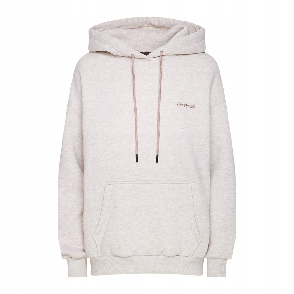 Dámská mikina S Kapucí Mikina Oriana Campus velikost XL béžová melanž